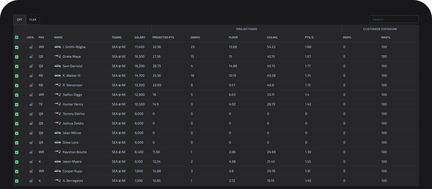 DFS Optimizer Interface